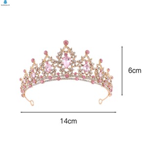 มงกุฎเจ้าสาว ประดับเพชรเทียม กันลื่น ทนต่อการสึกหรอ สําหรับผู้หญิง