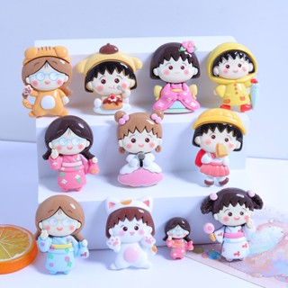 พวงกุญแจเรซิ่น จี้รูปการ์ดมารูโกะ ขนาดใหญ่ แวววาว แฮนด์เมด diy สําหรับทําเครื่องประดับ เคสโทรศัพท์