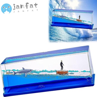 Janfat โมเดลเรือ แบบอะคริลิค บรรเทาความวิตกกังวล คลายเครียด สําหรับตกแต่งบ้าน บาร์กาแฟ