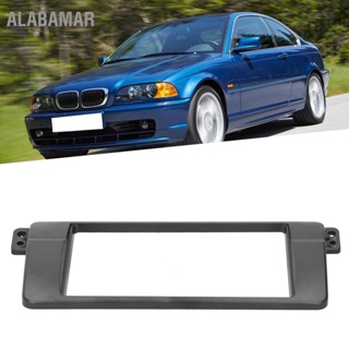 ALABAMAR 2 Din วิทยุ Fascia กรอบ DVD สเตอริโอ Dash Mount Bezel Fit สำหรับ 3 Series (E46) 1998-2005