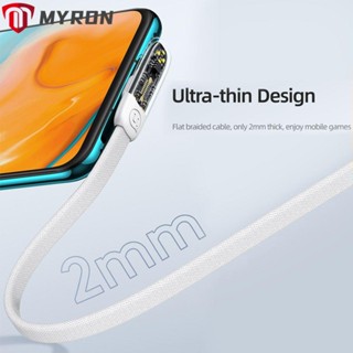 Myron สายชาร์จ สําหรับ USB C ชาร์จเร็ว