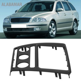 ALABAMAR คอนโซลรถสเตอริโอวิทยุ 2 Din GPS แผงกรอบ Fit สำหรับ Skoda Octavia 2004-2010