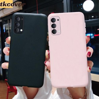 เคสโทรศัพท์มือถือแบบนิ่ม TPU ผิวด้าน บางมาก สีแคนดี้ สําหรับ OPPO Reno7 Z 6Z 5Z 5F 5 Lite