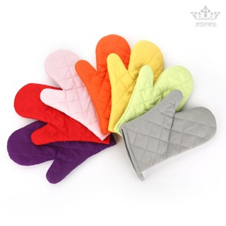 【FUNWD】Gloves 1 Pair 28*18CM Barbeque Convenient For Cooking Heat Resistant Oven Mitt