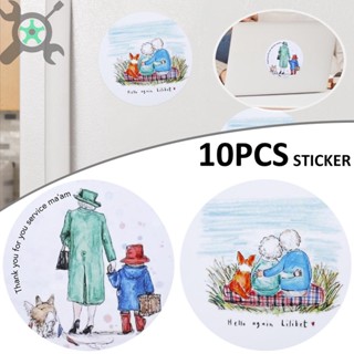 สติกเกอร์ ลาย Elizabeth II Elizabeth ทนฝน และแดด สําหรับตกแต่ง SHOPCYC6812 10 ชิ้น
