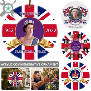 Queen Elizabeth II จี้อะคริลิค สองด้าน สําหรับแขวนตกแต่ง SHOPCYC3027