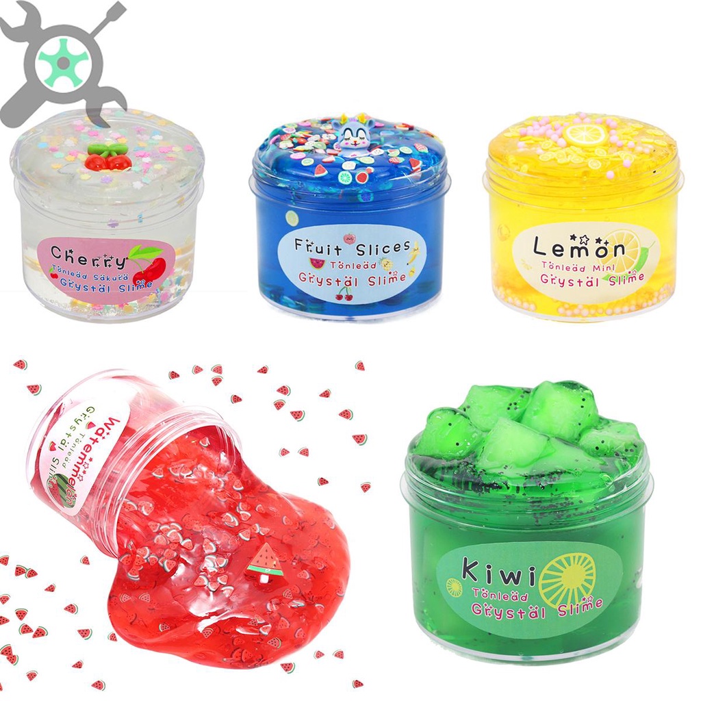 70ml Slime Kit คริสตัล Slime Kit Soft และ Non-Sticky Fluffy Slime ของเล่นสําหรับเด็กความเครียดบรรเทา