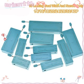 Orienttk ซ็อกเก็ต IC สีเขียว 14P 16P 20P 40P 14 16 18 20P Pin