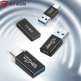 Myron OTG อะแดปเตอร์เชื่อมต่อสายเคเบิลข้อมูล USB 3.1 สําหรับแล็ปท็อป