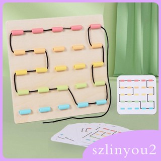 [szlinyou2] ของเล่นบอร์ดไม้ ฝึกประสาทสัมผัส 3 ปีขึ้นไป สําหรับเด็ก