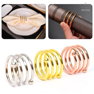 【FUNWD】Napkin Rings Holder Supplies Table Festival Gatherings Party Serviette