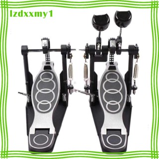 [ Double Kick Drum Pedal Twin Drum Pedal กันลื่น สําหรับกลองแจ๊สอิเล็กทรอนิกส์กลองคู่รักกลองเตะกลองชุดโลหะและกลองร็อค