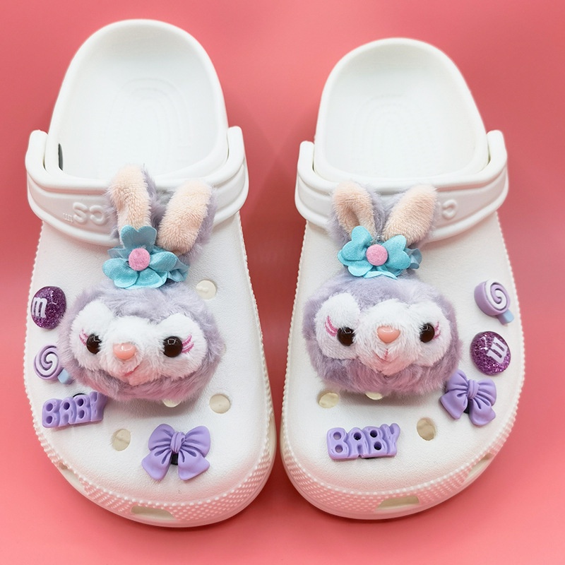 หัวเข็มขัด ลายการ์ตูน StellaLou Crocs Jibbitz 3D ถอดออกได้ อุปกรณ์เสริม สําหรับรองเท้า Crocs