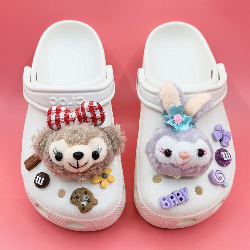 หัวเข็มขัด ลายการ์ตูน StellaLou Crocs Jibbitz 3D ถอดออกได้ อุปกรณ์เสริม สําหรับรองเท้า Crocs