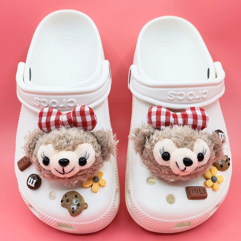หัวเข็มขัด ลายการ์ตูน StellaLou Crocs Jibbitz 3D ถอดออกได้ อุปกรณ์เสริม สําหรับรองเท้า Crocs