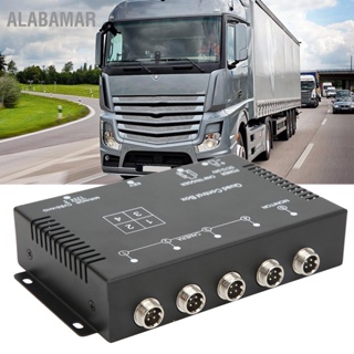 ALABAMAR 4 ช่อง Video Splitter 1080P AHD DC12V 24V กล้องหน้าจอวิดีโอสำหรับ RV รถบรรทุกรถพ่วง