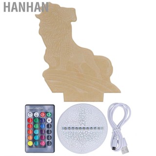 Hanhan Animals Night Lamp USB 3D Light 5 Levels Of Brightness With