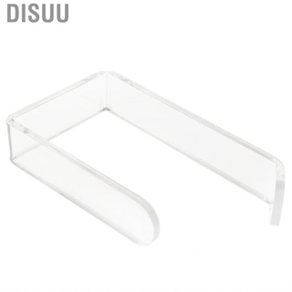 Disuu Toilet Paper Holder No Drilling Acrylic Transparent Wall Mount BS