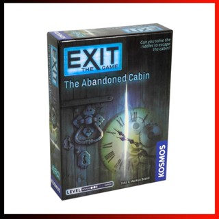 การ์ดเกม Exit: The Abandoned Cabin Board Game Home Escape Room Experience Game สําหรับตกแต่งบ้าน