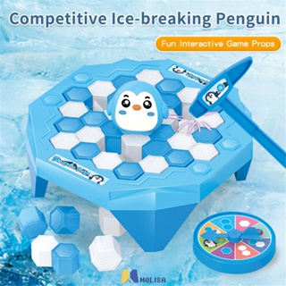 Mini Ice Breaking Penguin Rescue Little Penguin Ice Knock เกมเด็กเด็ก Early Education ของเล่นเพื่อการศึกษา Interactive เด็กเดสก์ท็อปของเล่น MOLISA