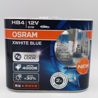 Osram หลอดไฟรถยนต์ H1H4H7H11HB3HB4 4000K XWB 30% สีขาวอบอุ่น