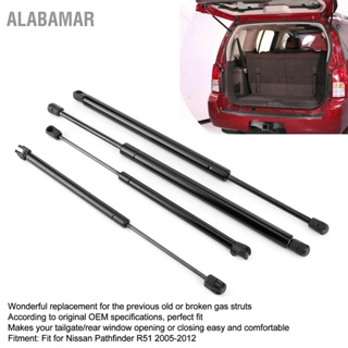 ALABAMAR 4 ชิ้นแก๊ส Struts รองรับฤดูใบไม้ผลิ AU Tailgate หน้าต่างด้านหลัง Fit สำหรับ Nissan Pathfinder R51 05-12