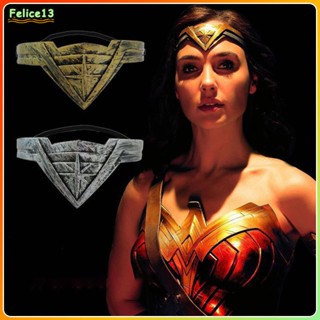 ฮาโลวีน Wonder Woman Headdress ฮาโลวีนคอสเพลย์เครื่องแต่งกายอุปกรณ์เสริม Performance Props-FE