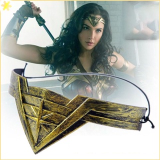 [LBE] Wonder Woman แถบคาดศีรษะ Tiara Crown Headwear Cosplay Stage Props ฮาโลวีน