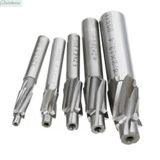 เครื่องมือเคาน์เตอร์บอร์ HSS End Mill M3-M8 Pilot Slotting สําหรับตัดมิลลิ่ง