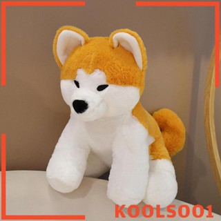 [Koolsoo1] ของเล่นตุ๊กตาสุนัข Akita สําหรับบ้าน ห้องนั่งเล่น