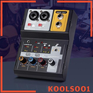 [Koolsoo1] เครื่องผสมเสียงดิจิทัล 16 บิต ความละเอียดเสียง 48KHz เชื่อมต่อง่าย 2 ช่อง สําหรับพอดคาสต์ KTV