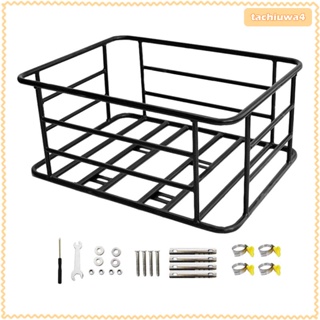 [Tachiuwa] ตะกร้าเหล็ก ถอดออกได้ สําหรับติดด้านหลังรถจักรยาน
