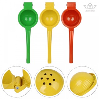 【FUNWD】Squeezer Juicer 22.5cm Size Citrus Lemon Lime Squeezer Manual Metal Yellow