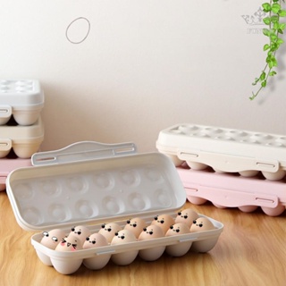 【FUNWD】Egg Tray Holder Buckle Type Food Containers Organization Plastic High Quality