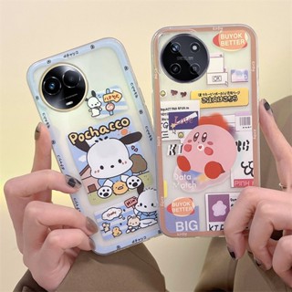 พร้อมส่ง ใหม่ เคสโทรศัพท์มือถือ ซิลิโคนนิ่ม ใส กันกระแทก ลายการ์ตูนน่ารัก สําหรับ Realme 11 NFC C51 Realme11 RealmeC51 4G 2023