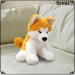 [ขาตั้ง] Akita Dog ตุ๊กตาสัตว์ ตุ๊กตาเด็ก สุนัข ของเล่นตุ๊กตา สําหรับโซฟา บ้าน ห้องนั่งเล่น