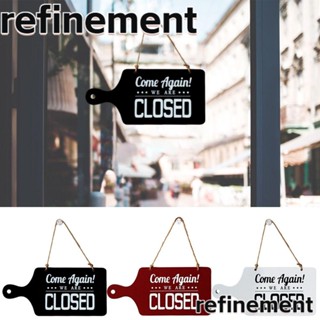 Refinement ป้ายไม้ สองด้าน ปิดประตู สะดวก สําหรับแขวนประตูโรงแรม