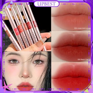 ♕ Mking Pretty Turning Lip Liner Matte Velvet Soft Fog Outline Moisturizing Smooth Lipstick Easy To Color Long Lasting Lip Makeup 6 สี UPBEST