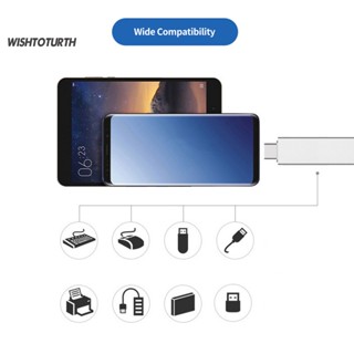 ☼Wt 3-in-1 ฮับ USB 30 ขนาดเล็ก 3 พอร์ต หน้าจอเรียลไทม์ อุปกรณ์เสริม สําหรับคอมพิวเตอร์