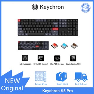 [in stock] Keychron K5 Pro QMK/VIA Wireless Custom Mechanical Keyboard