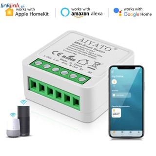 16a Homekit สมาร์ท Wifi สวิทช์ 2-way สวิทช์ควบคุมมินิสมาร์ท Breaker Siri Voice Control ทำงานร่วมกับ Alexa go -ogle Home Linklink