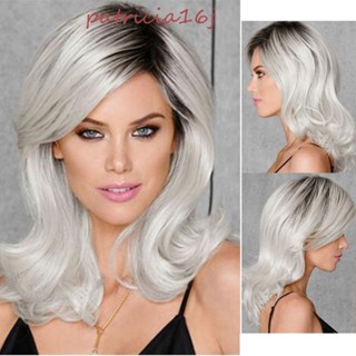 Apatricia16j Ombre วิกผมยาวหยักศก ทนความร้อน สําหรับผู้หญิง
