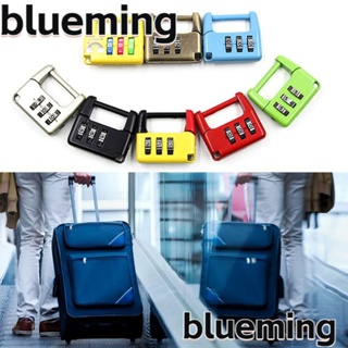 Blueming2 ซิปล็อคกระเป๋าเป้สะพายหลัง โลหะผสมสังกะสี 3 หลัก แบบใส่รหัสผ่าน ขนาดเล็ก กันขโมย