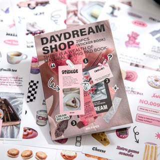 [Korea Collage] สติกเกอร์ ลาย Daydream Store Series สําหรับติดตกแต่งสมุดภาพ