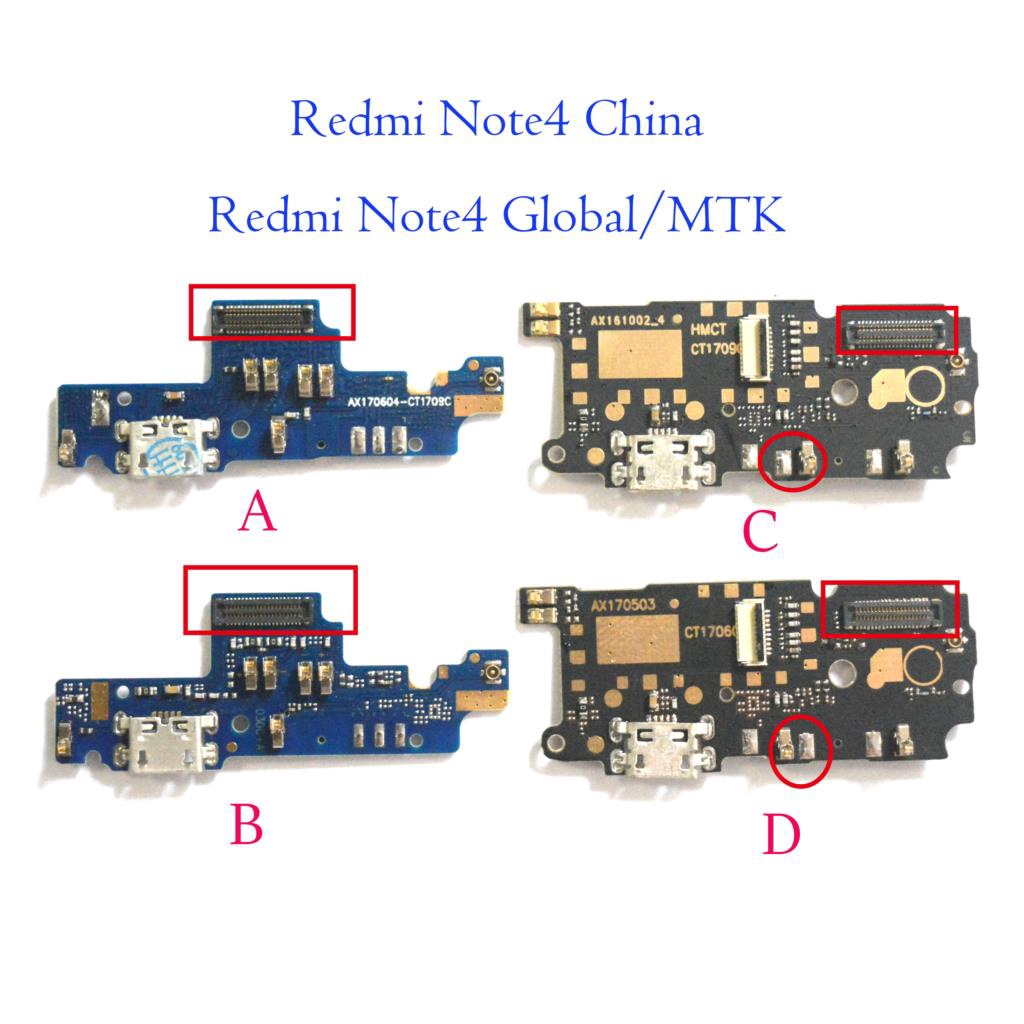 พอร์ตชาร์จ USB ริบบิ้น สายเคเบิลอ่อน Micro USB สําหรับ Xiaomi Redmi Note 4 4X Redmi Note4 Redmi Note 4X