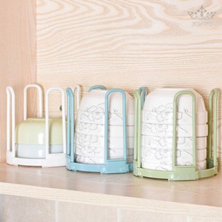 【FUNWD】Bowl Plate Holder Canteens Durable Efficient Drainage Green/ Blue/ White