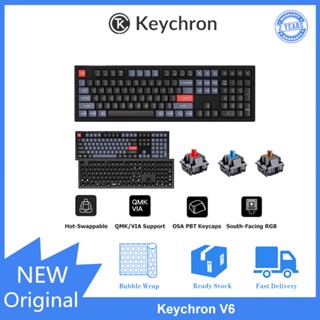 [พร้อมส่ง] Keychron V6 QMK คีย์บอร์ดเชิงกล แบบกําหนดเอง