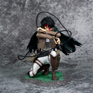 ฟิกเกอร์ Attack on Titan Levi Ackerman พร้อม Battle Damage RVU4