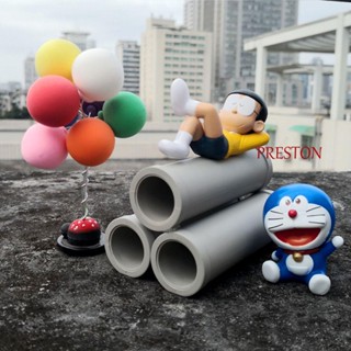 Preston ฟิกเกอร์ Doraemon คอนโซลกลาง ตกแต่งภายในรถยนต์ ของขวัญสําหรับเด็ก