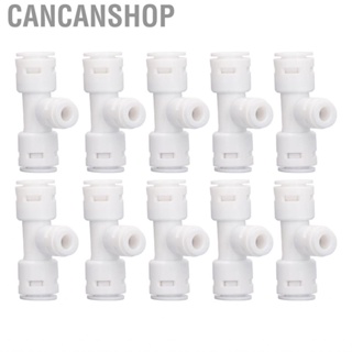 Cancanshop Tube Connector 1/4in 3/8in 3 Way Fitting Easy Installation Wide Usage for Irrigation System